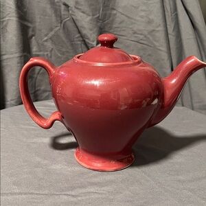 Vintage 1940s McCormick Red Teapot